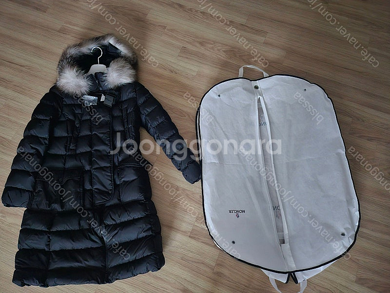 몽클레어 패딩 클로에 끌로에 롱패딩 블랙 1사이즈 폭스퍼 중 최저가--0