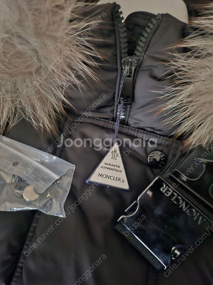 몽클레어 패딩 클로에 끌로에 롱패딩 블랙 1사이즈 폭스퍼 중 최저가--1