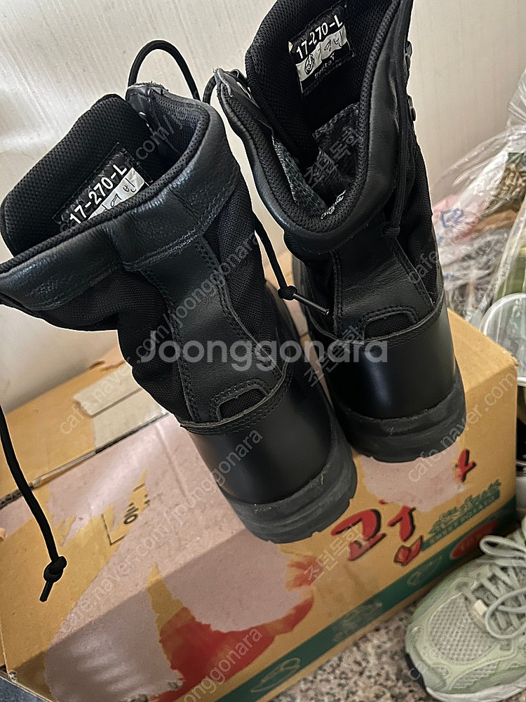 17년도 군전투화 270 판매합니다--1