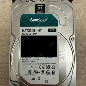 NAS HDD (Synology Plus Series 5400/256M - 4TB, 최대 4개) 팝니다