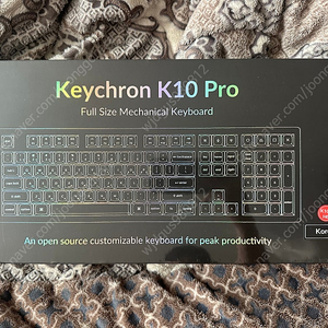 미개봉 키크론 k10 pro