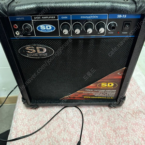 SD SB-15 베이스앰프 판매 사운드드라이브 SB15 15w 똘똘이 앰프