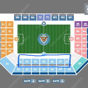 구해요) 대구 fc vs 인천 utd E구역