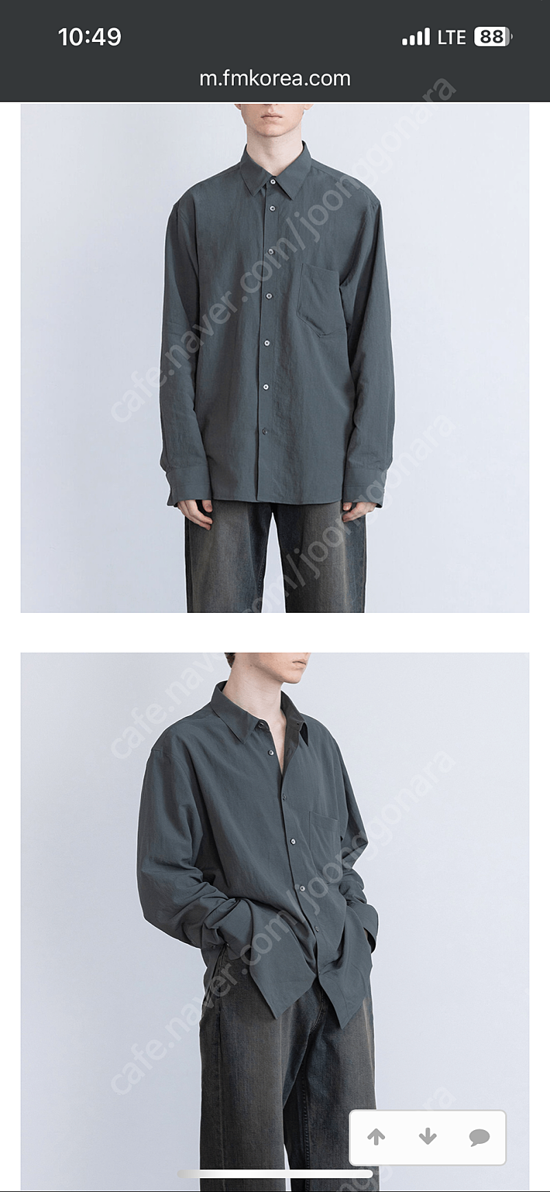 벨리에 리플 셔츠 올리브 카키 L(105) 새상품 | 중고나라 - 안심되는 중고거래