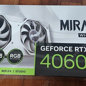 이엠텍 RTX 4060 Ti 미라클 화이트 D6 8GB 미개봉