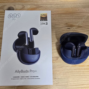 QCY HT10+ Aliy Buds Pro+ 알리 버즈 프로 플러스 네이비 + 실리콘 케이스