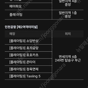 인천공항 다이닝 식사권(16000권)