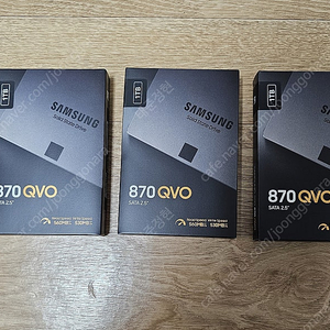 삼성 870QVO 1TB 3개 팔아요!