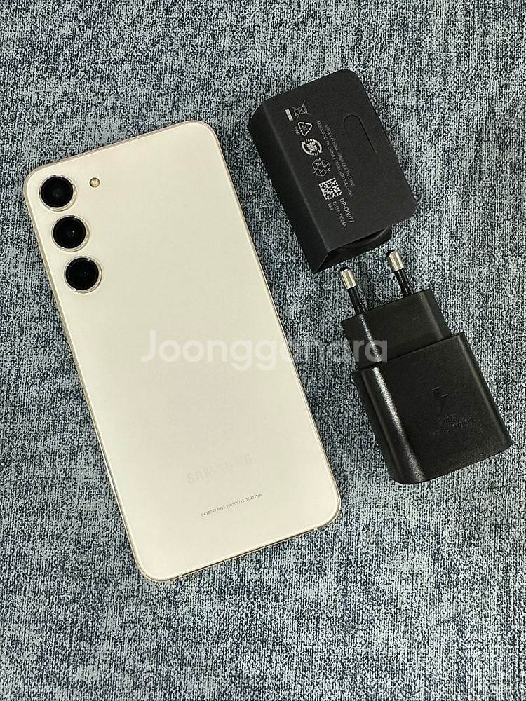 (새상품급)갤럭시S23플러스 256G 크림 23년 8월...--0