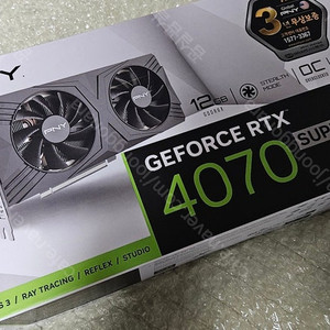 PNY RTX 4070 SUPER VERTO 12GB 제이씨현