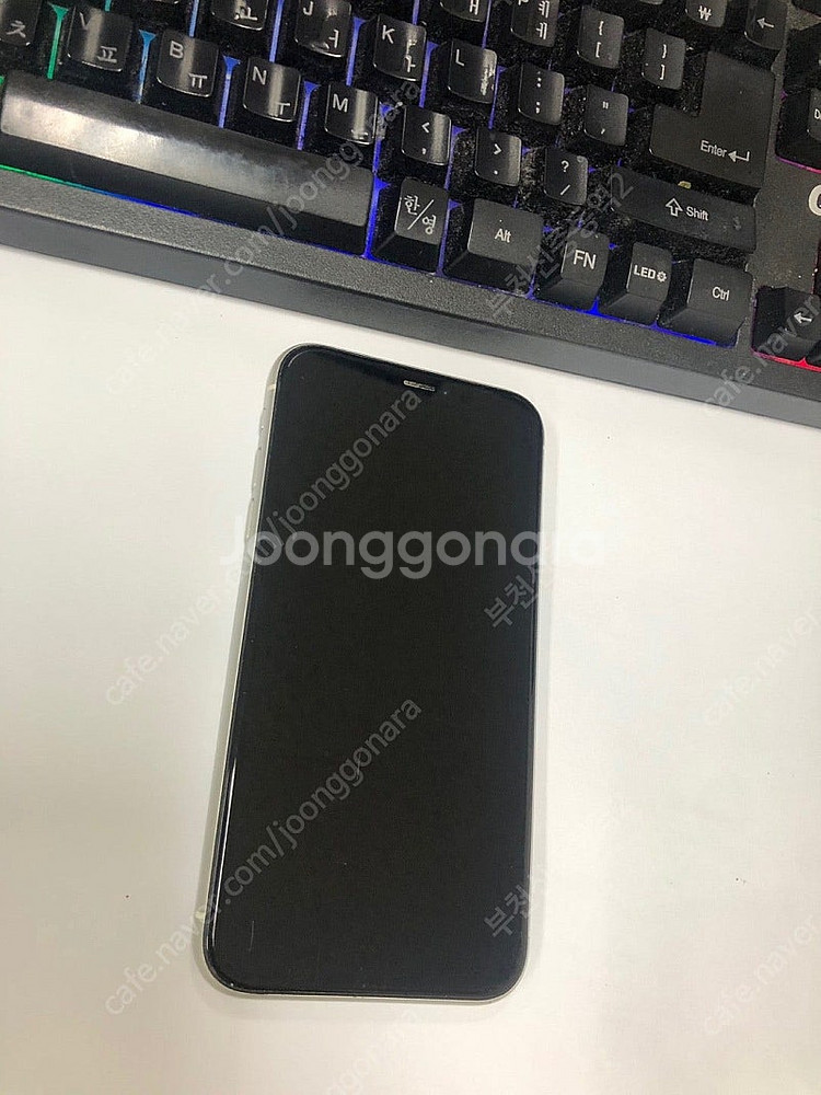 183448 아이폰XR 화이트 64GB 무잔상 배터리성...--3