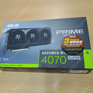 ASUS 4070 SUPER PRIME 미개봉신품 택포 77만 판매합니다