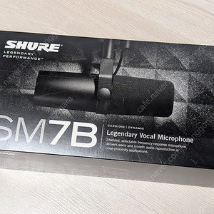 슈어 Shure SM7B 다이나믹 마이크 팝니다.