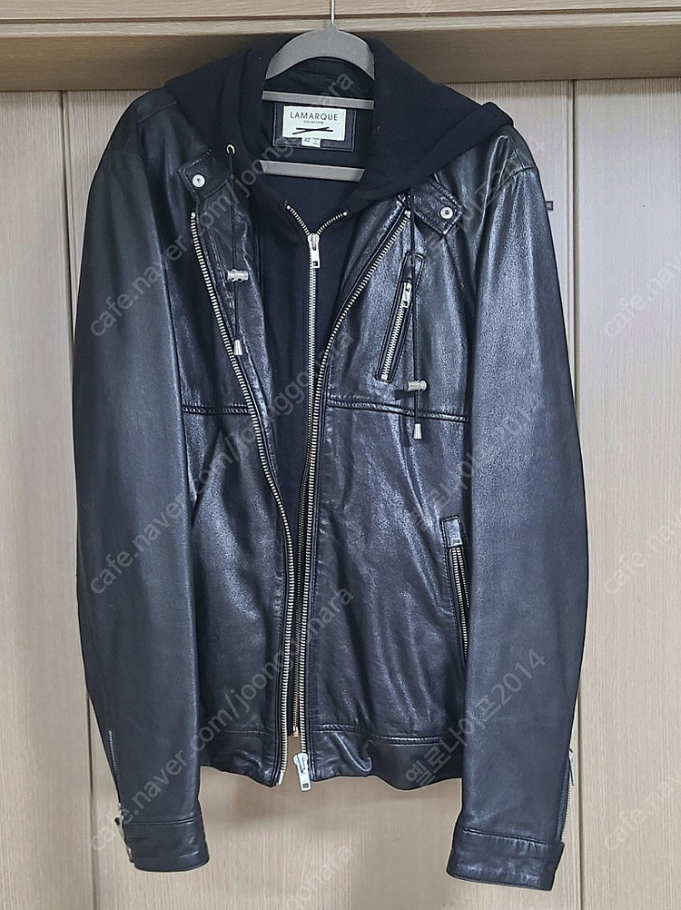 LAMARQUE 라마크 가죽 자켓(42사이즈)--5