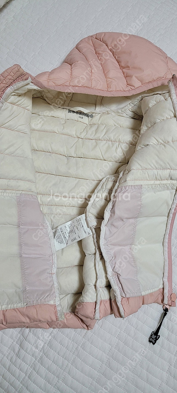 루키루 경량패딩 110 여아 유아패딩--3