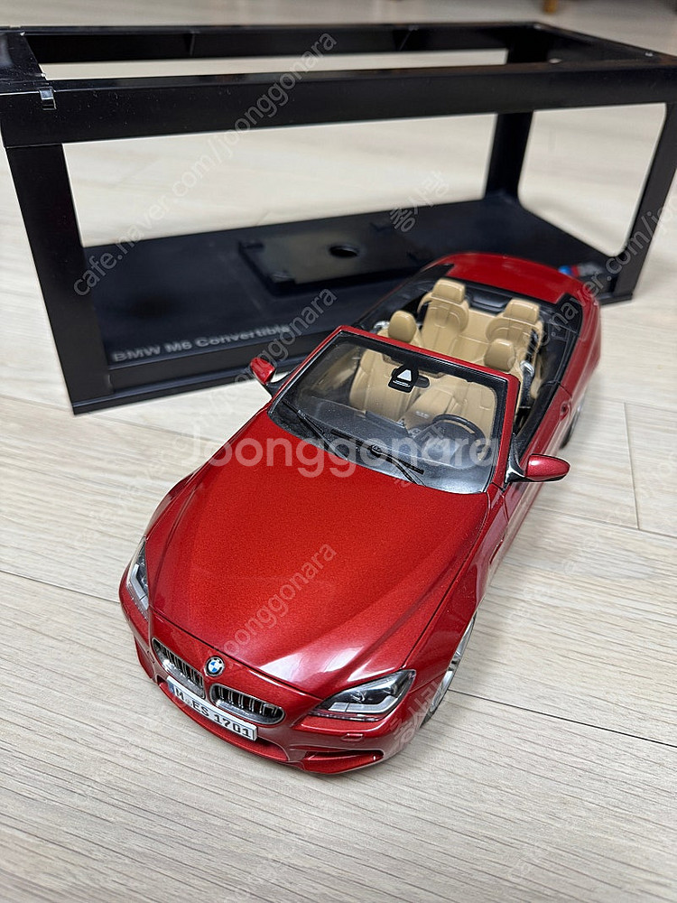 BMW M6 컨버터블 18:1 다이캐스트--0
