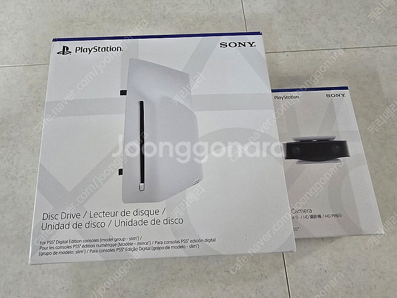 PS5 디스크 드라이브 + 카메라 새제품 일괄--0
