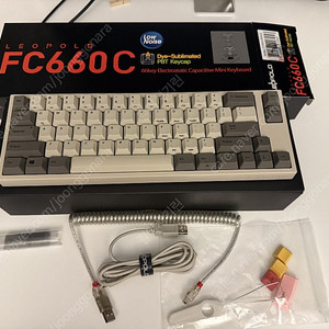 레오폴드 fc660c 토프레 무접점 저소음 화이트