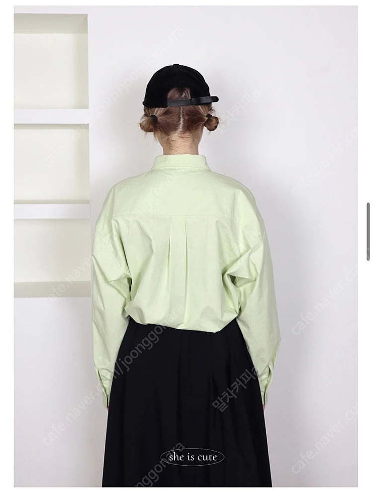 쉬이즈큐트 워터컬러 셔츠 이미지
