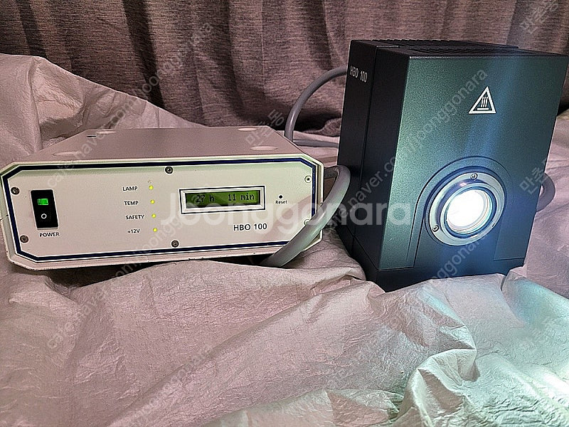 Zeiss 현미경용 수은램프 와 광원전원공급장치--0