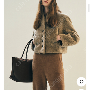 메종마레 Faux Shearling 크롭자켓 36