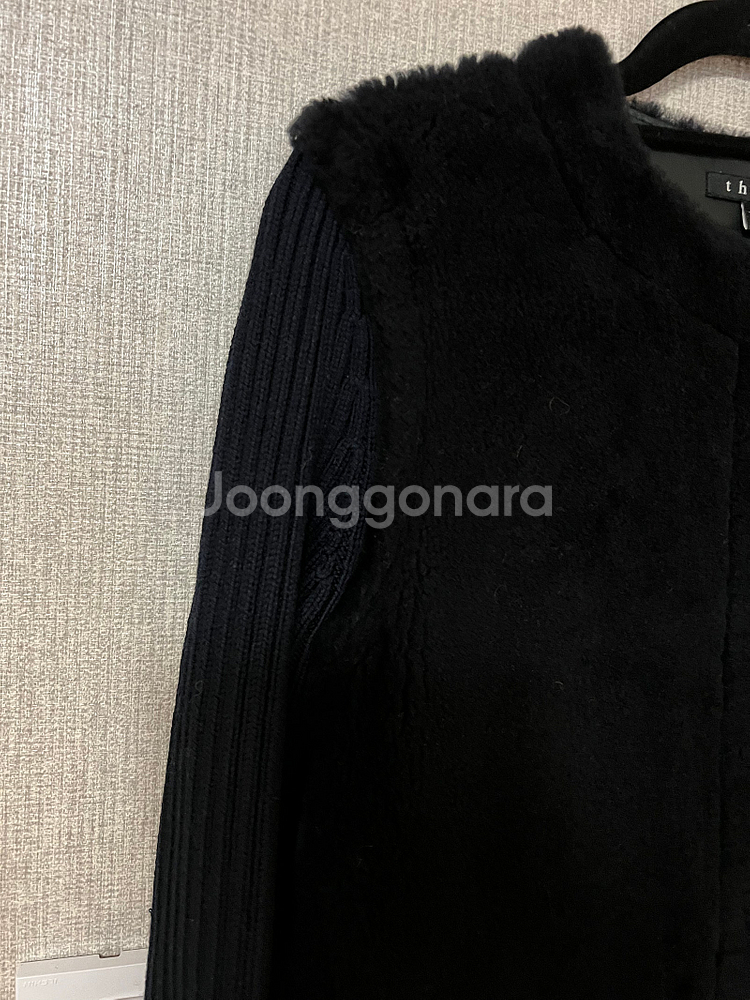 띠어리 무스탕 코트--3