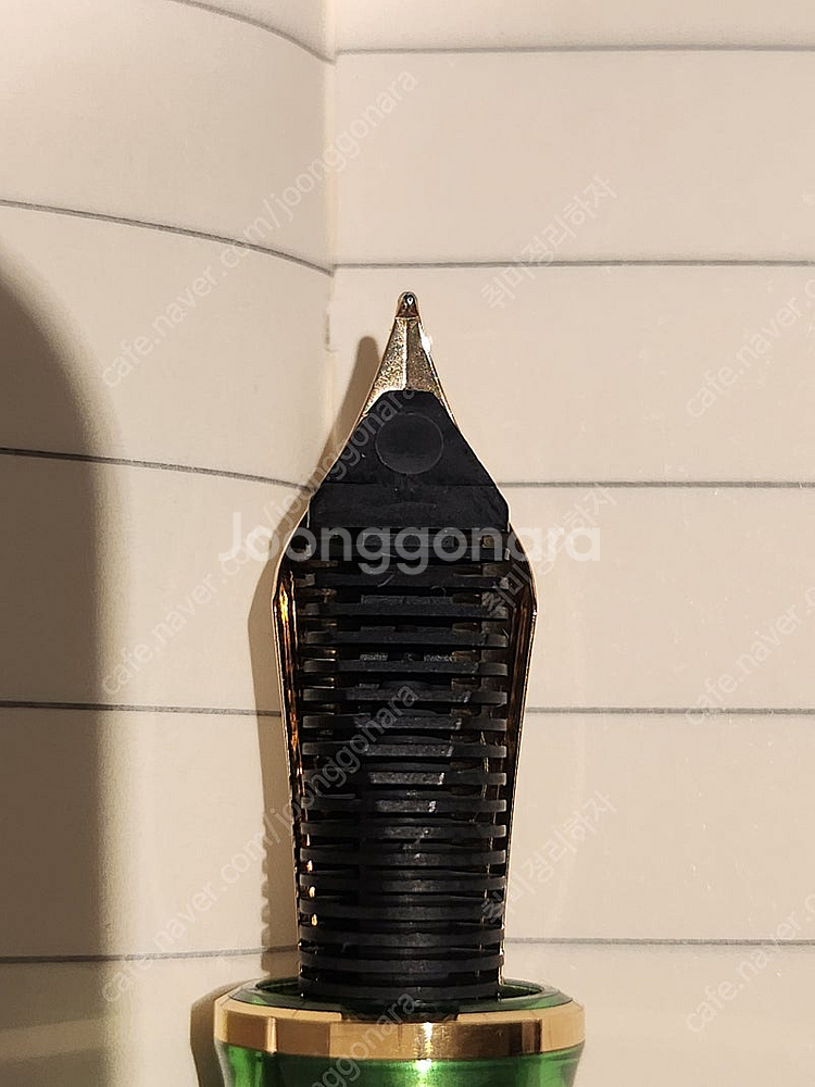 펠리칸 m800 그린데몬 만년필 ef닙 (가격인하50만...--3