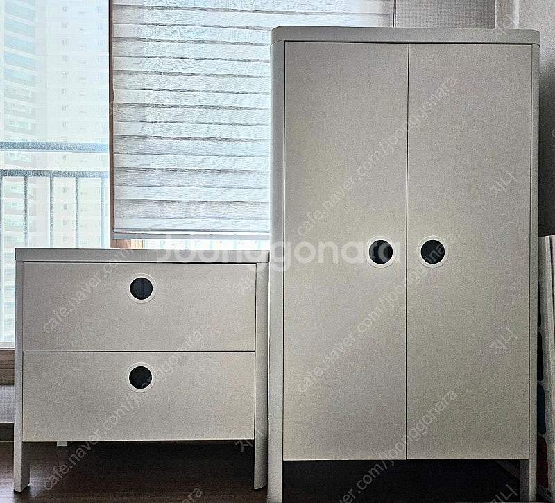 이케아 부숭에 옷장,서랍장세트--0