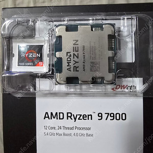 AMD 라이젠9 5세대 7900 라파엘 멀티팩 대원CTS정품