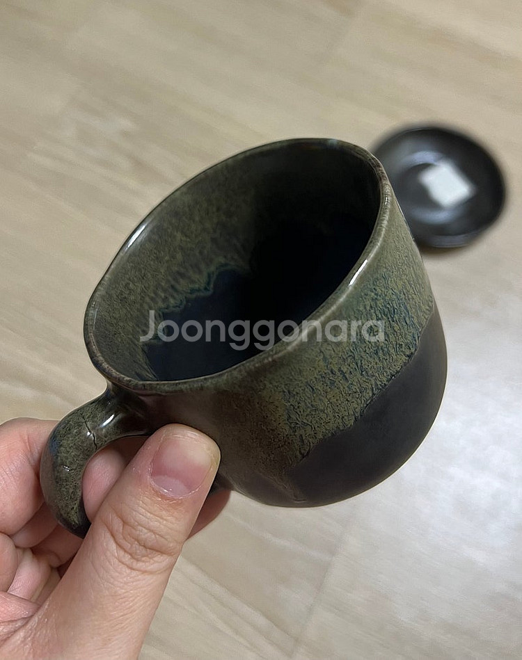 태국 핸드메이드 도자기 세라믹 찻잔 커피잔 치앙마이--1