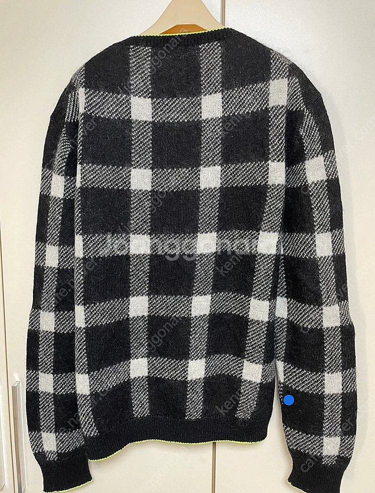 크리스토퍼 케인 체크 스웨터 M size--1
