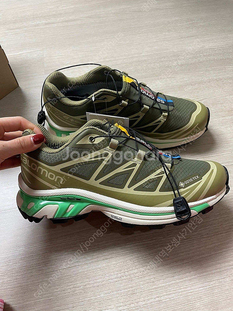 살로몬 XT-6 고어텍스 올리브 나이트 235사이즈--1