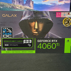 갤럭시 GALAX 지포스 RTX 4060 Ti OC D6 8GB