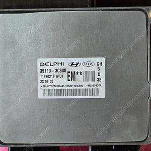 (중고) 오피러스 중고 ECU (바로사용가능제품) 39110-3C800 / 391103C800