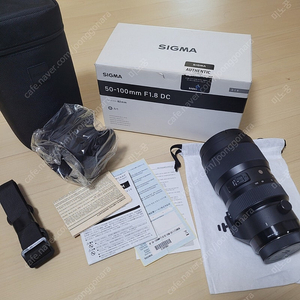 sigma art 50-100mm (캐논ef마운트) 민트급