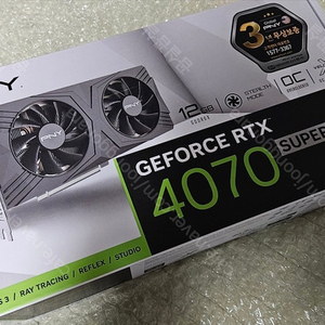 PNY RTX 4070 SUPER VERTO 12GB 제이씨현