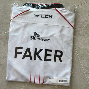 2024 T1 월즈 유니폼 Faker 페이커 2XL