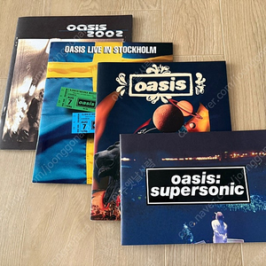 오아시스 oasis 일본 한정 책자 포스터 등 굿즈 판매합니다