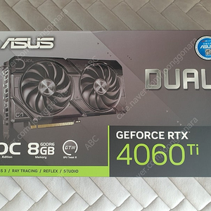 [신품] ASUS DUAL RTX 4060 Ti O8G EVO OC D6 8GB