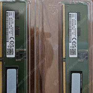 삼성 ram ddr5 4800 8g * 2개 일괄 팝니다.