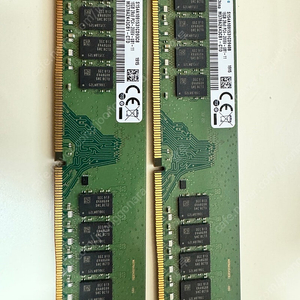 삼성 램 DDR4-2666 PC4-21300 16gx2 (32g) 팝니다