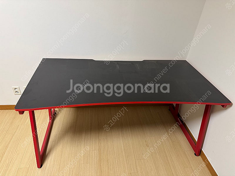 제닉스 ARENA-X ZERO DESK 1600 레드색...--0