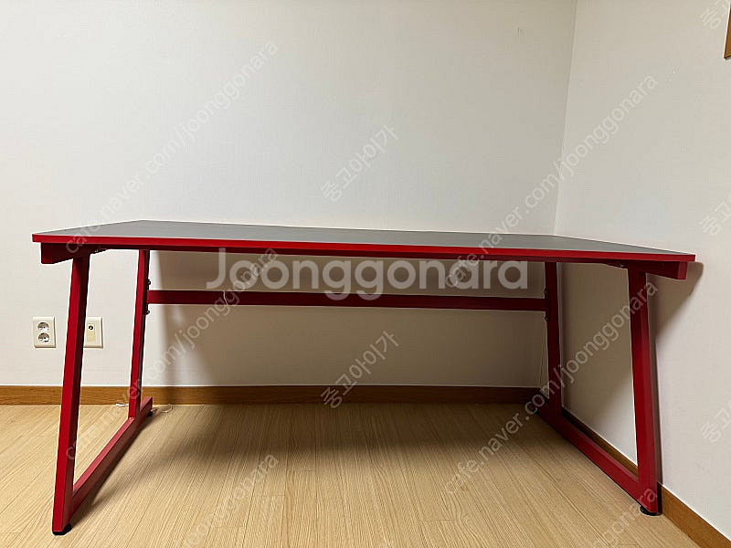 제닉스 ARENA-X ZERO DESK 1600 레드색...--1