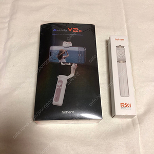 호헴아이스테디 V2S 스마트폰 짐벌 (Hohem Isteady V2S) 및 호헴 RS 01삼각대