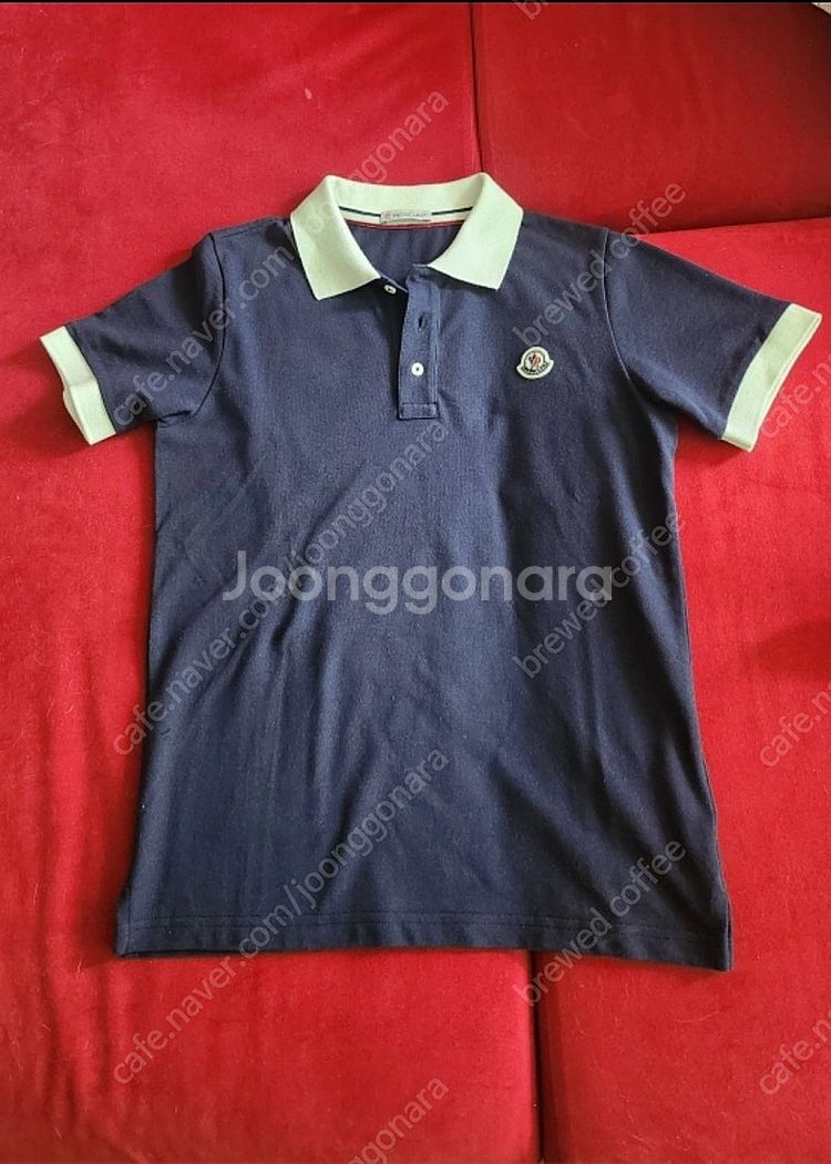 몽클레어 Moncler 정품 반팔 카라티--0