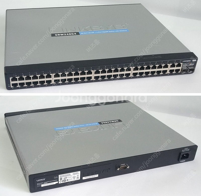 Linksys SWR248G4 48switch hub--0