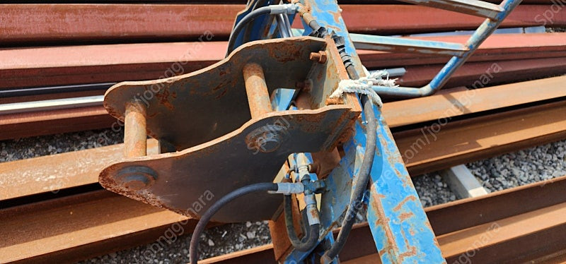 02 굴삭기용 일자 집게--1