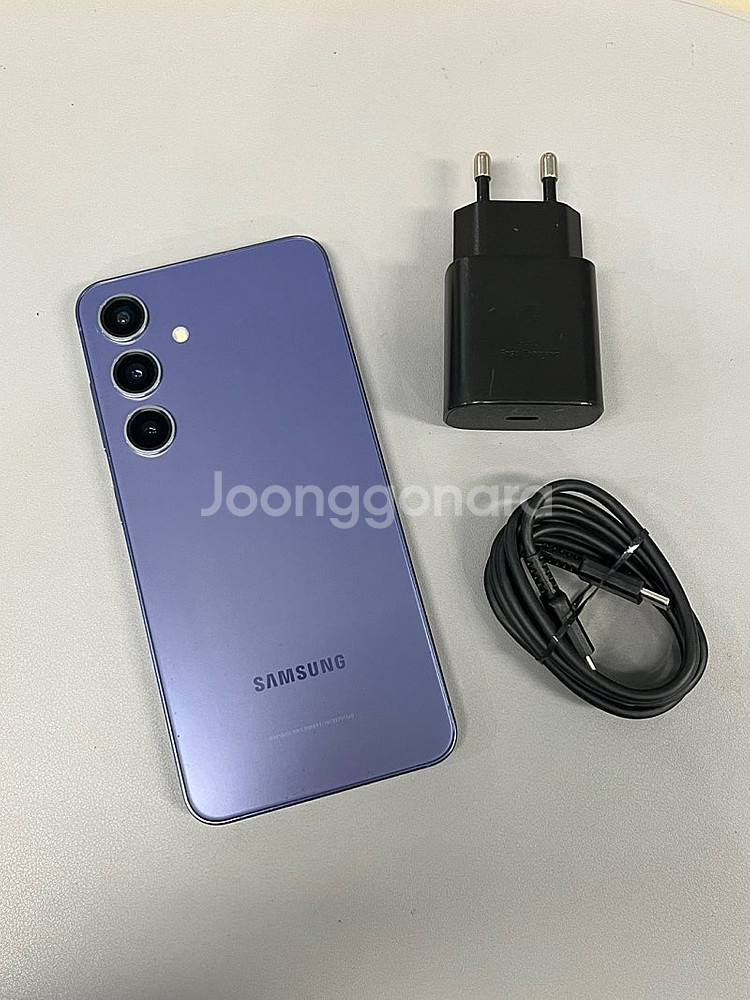 (SSS급)갤럭시S24 퍼플 256G 미파손 무잔상 단...--1