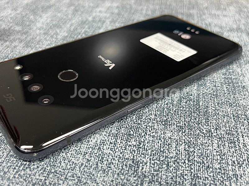 (무잔상) LG V50 블랙 128G 외관 미파손 깔끔...--5