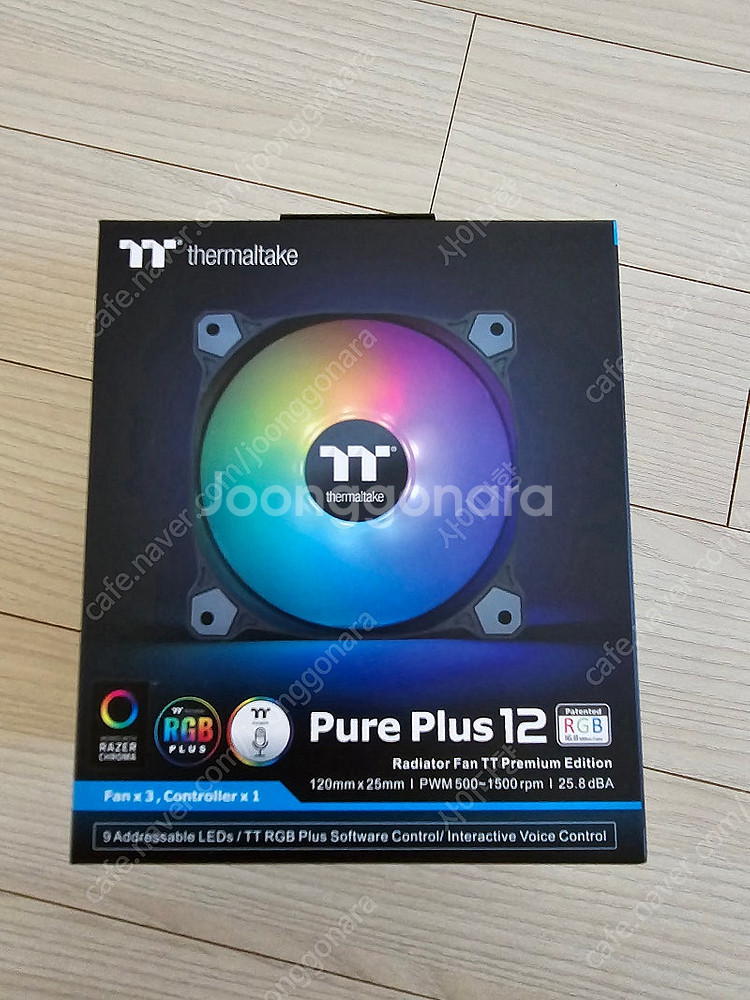 새제품 써멀테이크 pure plus 12 RGB 케이스...--0